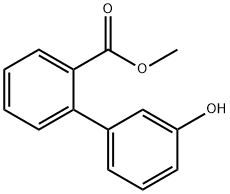 methyl 2-(3-hydroxyphenyl)benzoate 结构式