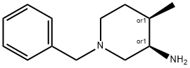 (3R,4R)-1-苄基-4-甲基-3-胺 结构式