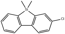 3-氯-5,5-二甲基-5H-二苯并[B,D]噻咯 结构式