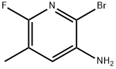 2-溴-6-氟-5-甲基吡啶-3-胺 结构式