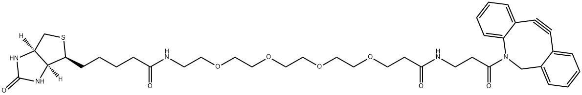 生物素-PEG4-DBCO 结构式