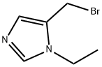 1H-Imidazole, 5-(bromomethyl)-1-ethyl- 结构式