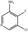 5-氯-4-氟吡啶-3-胺 结构式