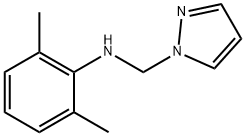 1H-Pyrazole-1-methanamine, N-(2,6-dimethylphenyl)- 结构式