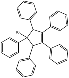 3-Cyclopenten-1-ol, 1,2,3,4,5-pentaphenyl- 结构式