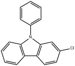 2-氯-9-苯基-9H-咔唑 结构式