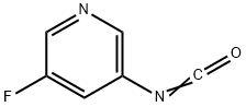 Pyridine, 3-fluoro-5-isocyanato- 结构式