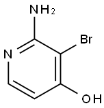 2-氨基-3-溴吡啶-4-醇 结构式