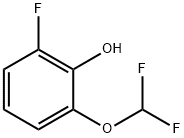 2-(difluoromethoxy)-6-fluorophenol 结构式