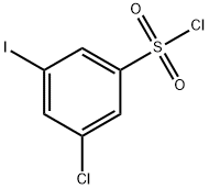 3-氯-5-碘苯磺酰氯 结构式