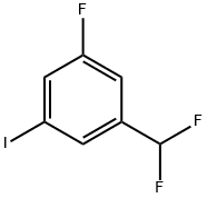 3-fluoro-5-iodobenzodifluoride 结构式