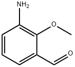 3-氨基-2-甲氧基苯甲醛 结构式