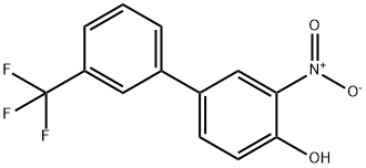 2-硝基-4-(3-三氟甲基苯基)苯酚 结构式