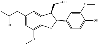 DIHYDRODEHYDRODICONIFERYL ALCOHOL 结构式