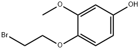 Phenol, 4-(2-bromoethoxy)-3-methoxy- 结构式