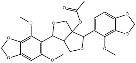 6-Demethoxyleptostachyol acetate 结构式
