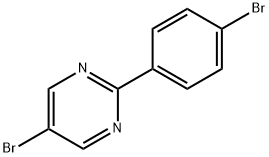 PYRIMIDINE, 5-BROMO-2-(4-BROMOPHENYL)- 结构式