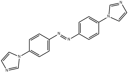 1H-Imidazole, 1,1'-[(1E)-1,2-diazenediyldi-4,1-phenylene]bis- 结构式