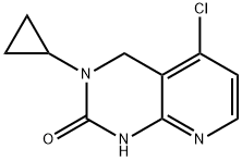 5-氯-3-环丙基-3,4-二氢吡啶并[2,3-D]嘧啶-2(1H)-酮 结构式