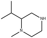 2-异丙基-1-甲基哌嗪 结构式