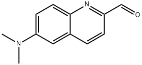 6-(DIMETHYLAMINO)QUINOLINE-2-CARBALDEHYDE 结构式