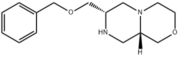 (7S,9AS)-7-((苄氧基)甲基)八氢吡嗪并[2,1-C][1,4]噁嗪 结构式