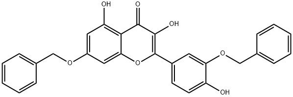 Quercetin 3’,7-Di-O-Benzyl Ether 结构式