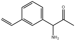 1-AMINO-1-(3-ETHENYLPHENYL)PROPAN-2-ONE 结构式