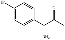 1-AMINO-1-(4-BROMOPHENYL)ACETONE 结构式