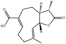 11β,13-Dihydrotaraxinic acid 结构式