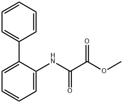 Acetic acid, 2-([1,1'-biphenyl]-2-ylamino)-2-oxo-, methyl ester 结构式