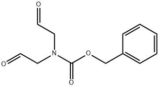 BENZYL BIS(2-OXOETHYL)CARBAMATE 结构式