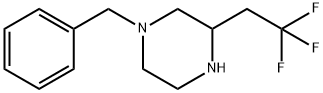 1-Benzyl-3-(2,2,2-trifluoro-ethyl)-piperazine 结构式
