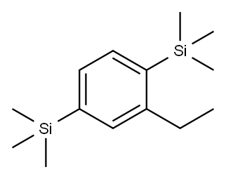 Benzene, 2-ethyl-1,4-bis(trimethylsilyl)- 结构式