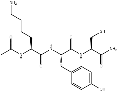 N-ACETYL LYSYLTYROSYLCYSTEINE AMIDE 结构式