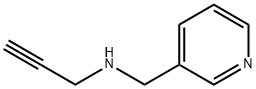 N-(吡啶-3-基甲基)丙-2-炔-1-胺 结构式