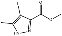 methyl 4-iodo-5-methyl-1H-pyrazole-3-carboxylate 结构式