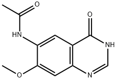 Acetamide, N-(3,4-dihydro-7-methoxy-4-oxo-6-quinazolinyl)- 结构式