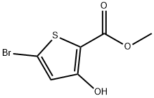 5-溴-3-羟基噻吩-2-羧酸甲酯 结构式