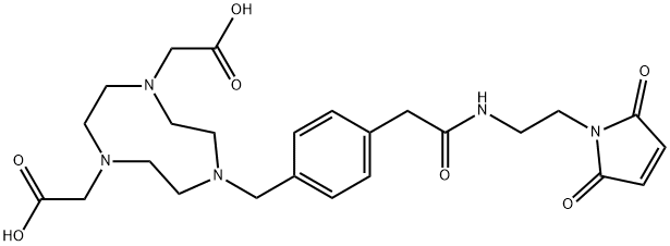 NOTA-Bn-马来酰亚胺 结构式