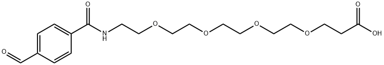 Ald-Ph-PEG4-acid 结构式