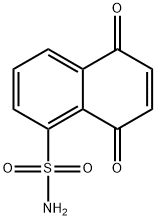 1-Naphthalenesulfonamide, 5,8-dihydro-5,8-dioxo- 结构式