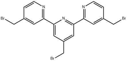 2,2':6',2''-Terpyridine, 4,4',4''-tris(bromomethyl)- 结构式