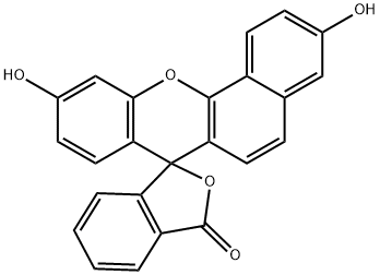 Spiro[7H-benzo[c]xanthene-7,1'(3'H)-isobenzofuran]-3'-one, 3,10-dihydroxy- 结构式