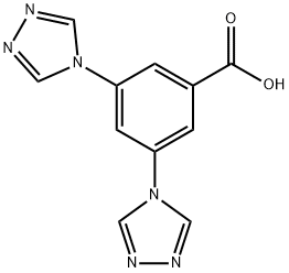 3,5-二(4H-1,2,4-三唑-4-基)苯甲酸 结构式