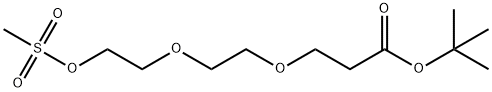 Mes-PEG2-acid t-butyl ester 结构式