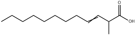 3-Dodecenoic acid, 2-methyl- 结构式