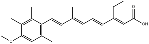 阿维A杂质Ⅲ(13-乙基阿维A) 结构式