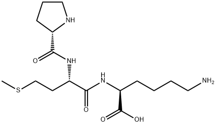 L-Lysine, L-prolyl-L-methionyl- 结构式