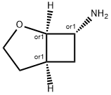 rel-(1R,5S,7R)-2-oxabicyclo[3.2.0]heptan-7-amine 结构式